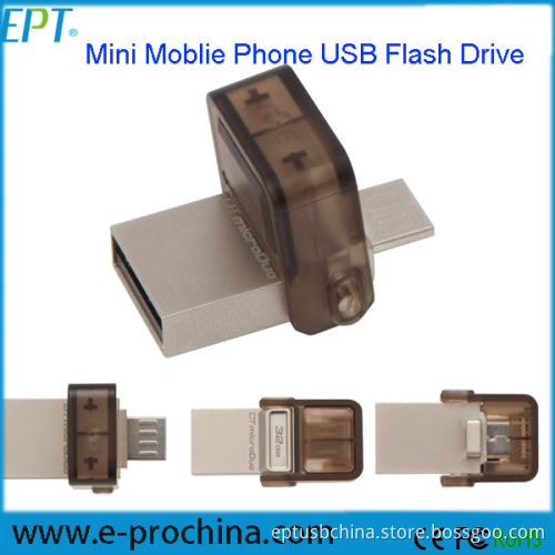 Customize Logo Mini OTG USB Pen Drive for Smart Phone
